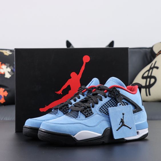 Travis Scott x Air Jordan 4 "Houston Oilers"