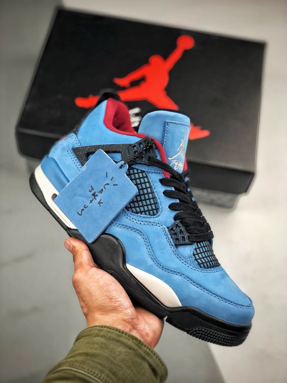 Travis Scott x Air Jordan 4 "Houston Oilers"