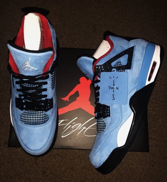 Travis Scott x Air Jordan 4 "Houston Oilers"