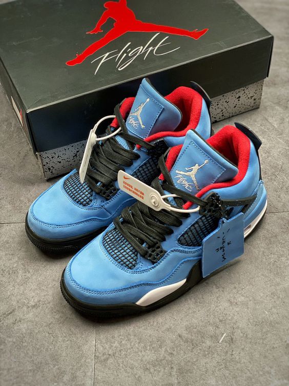Travis Scott x Air Jordan 4 "Houston Oilers"